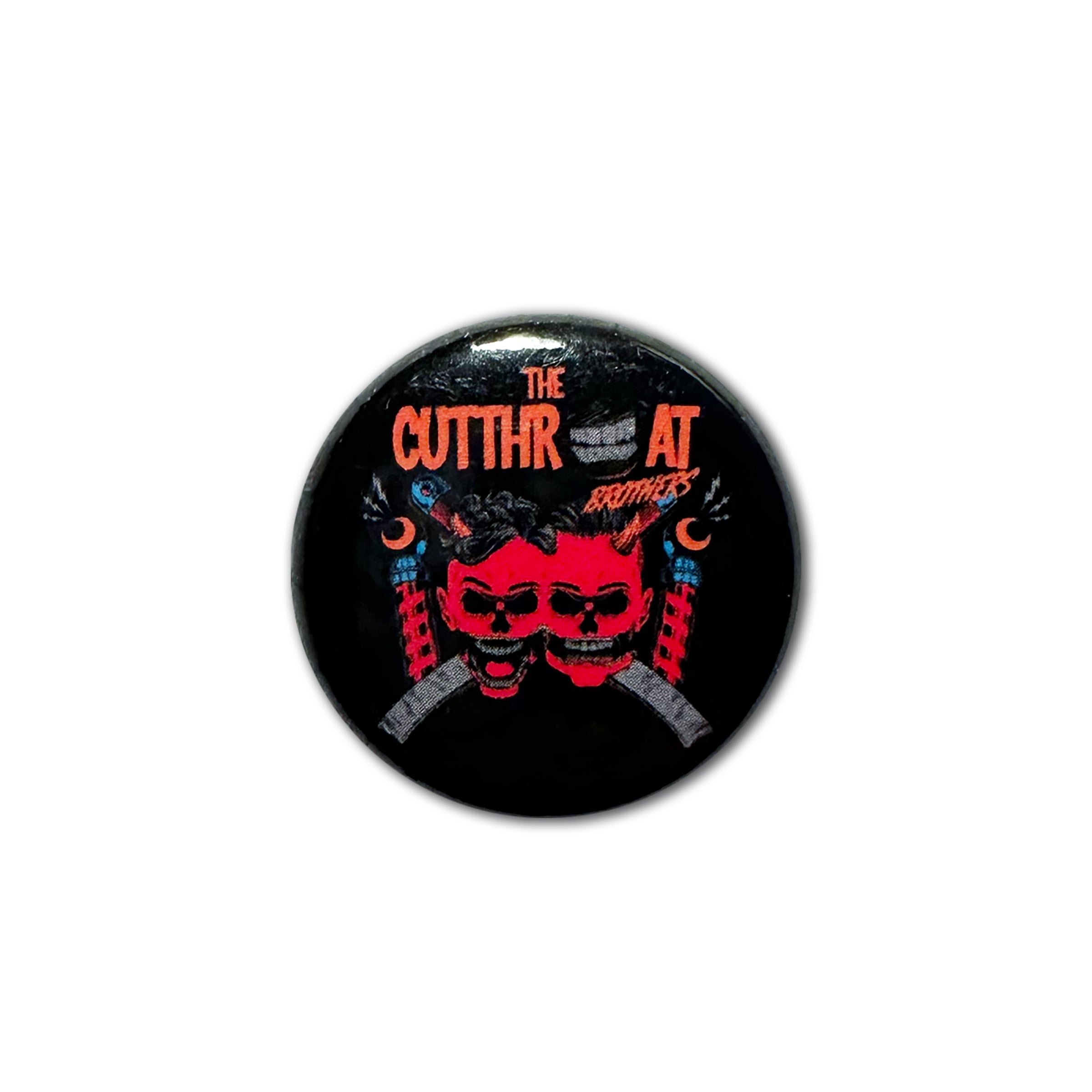 THE CUTTHROAT BROTHERS - ALOHA SKULL BUTTON