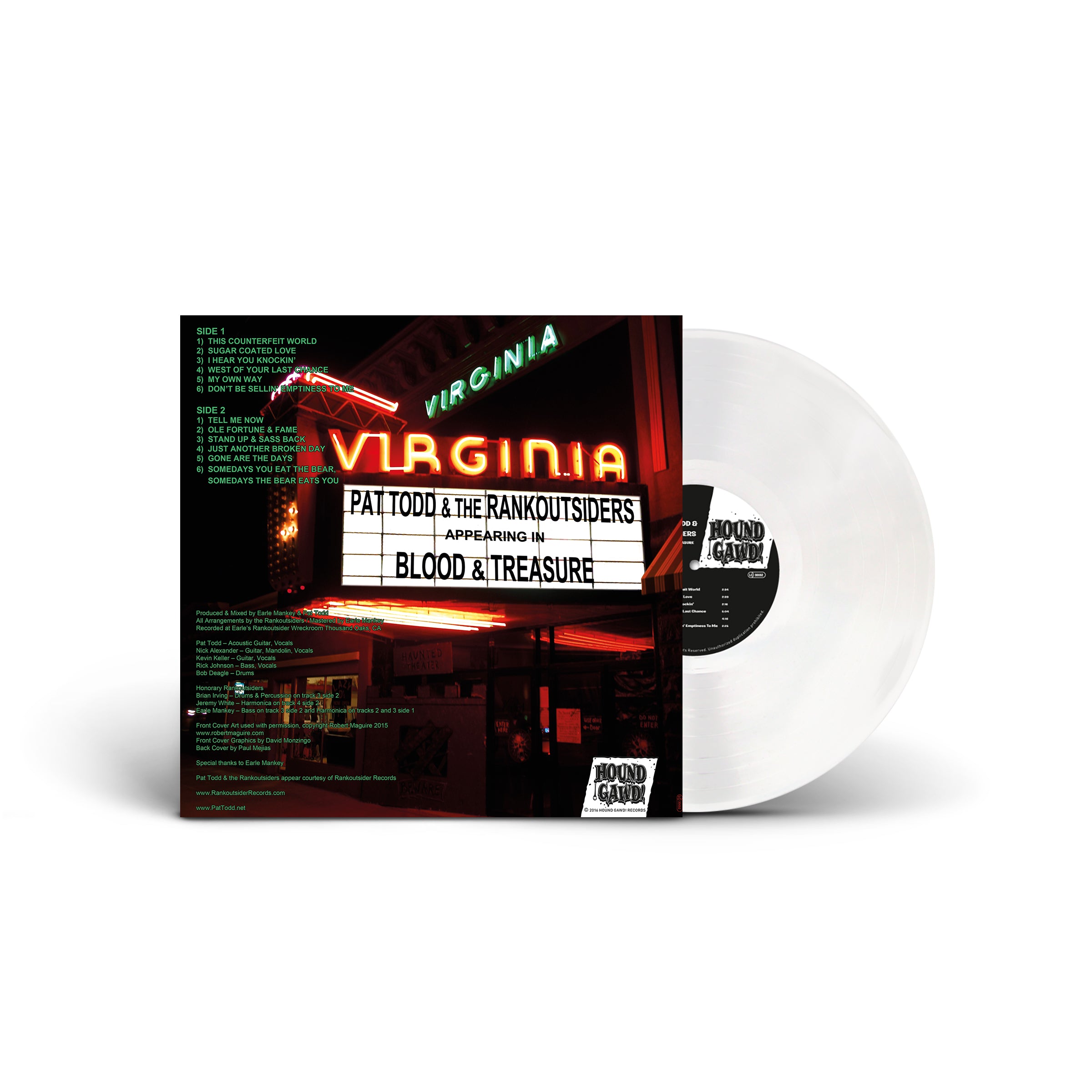 PAT TODD & THE RANKOUTSIDERS - BLOOD & TREASURE (ltd)